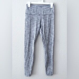 Lululemon Wunder Under Legging Moonphase Jacquard Full Length Size 8